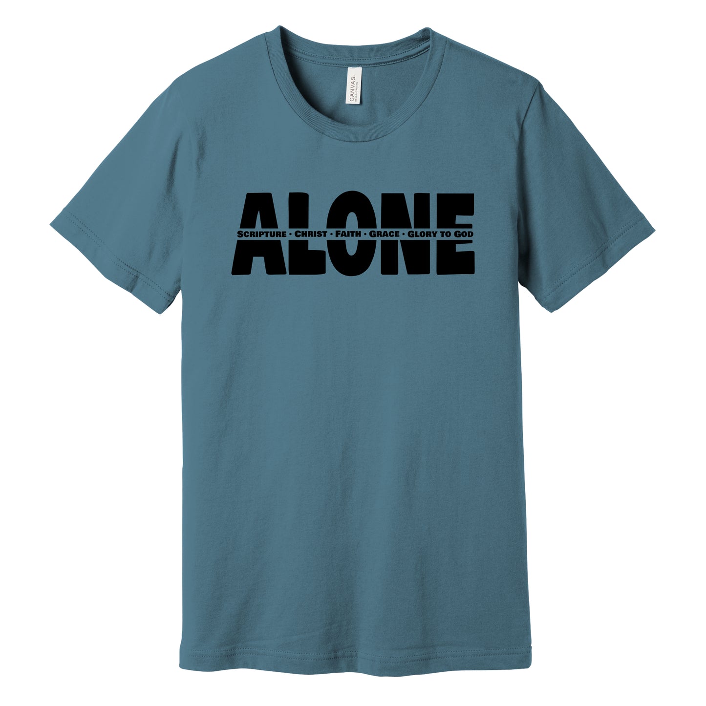 T-Shirt: Alone - Five Solas