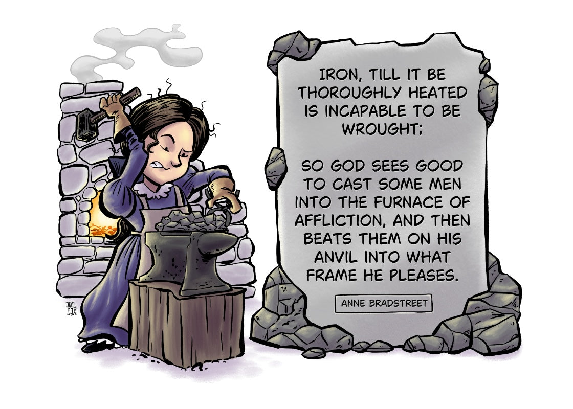 PRINT: Anne Bradstreet - Anvil