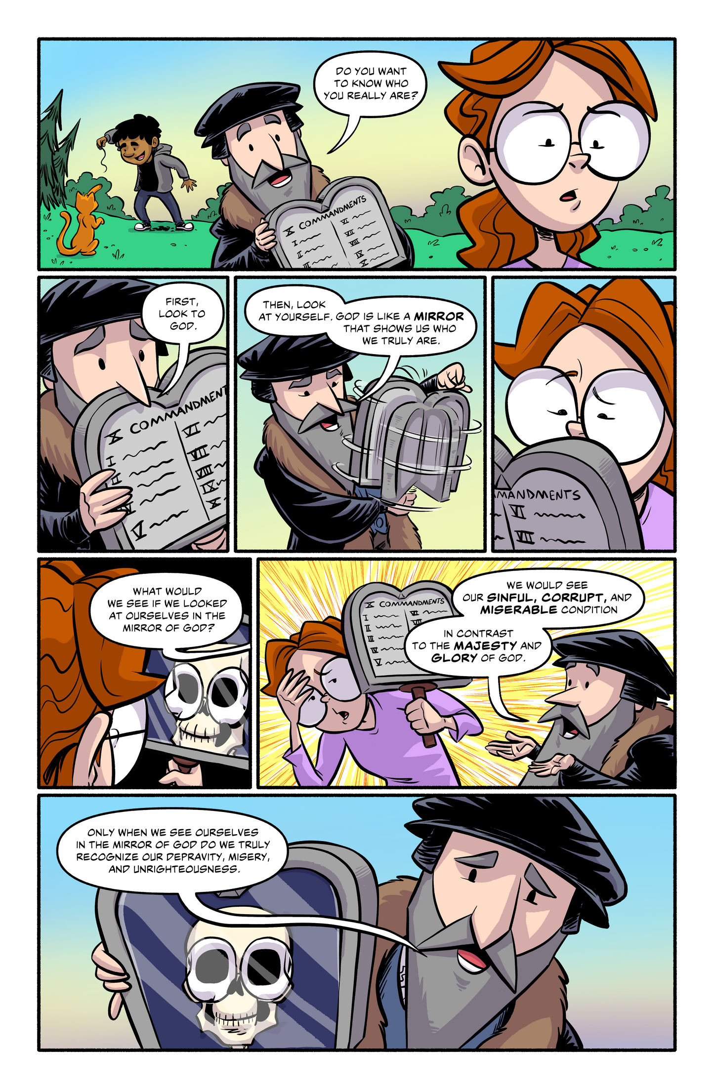 John Calvin's Illustrated Institutes: SIGNED BY THE ARTIST!