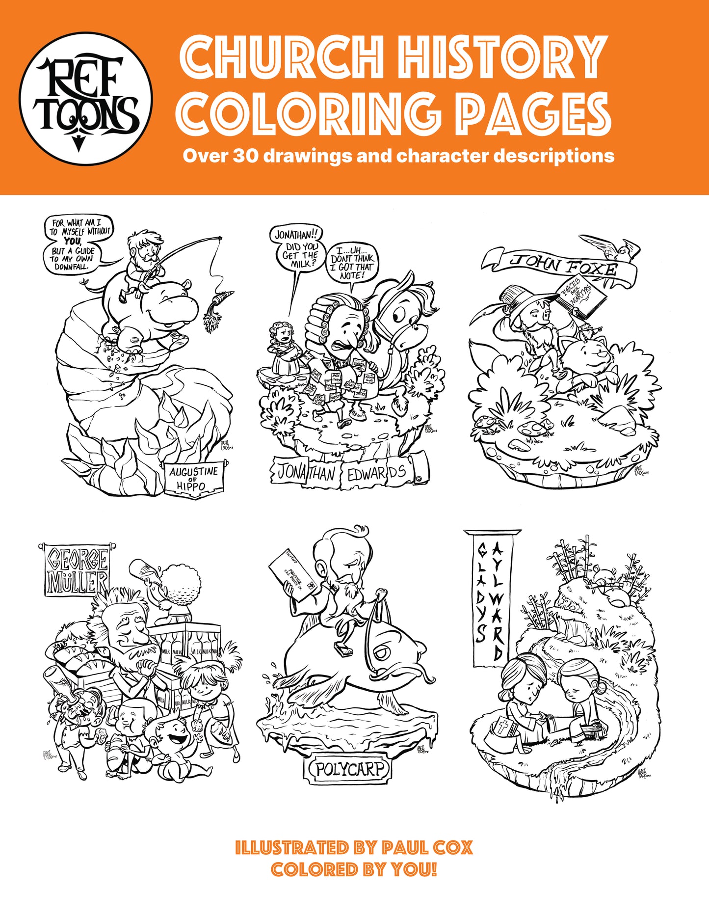 Church History Coloring Pages PDF Download
