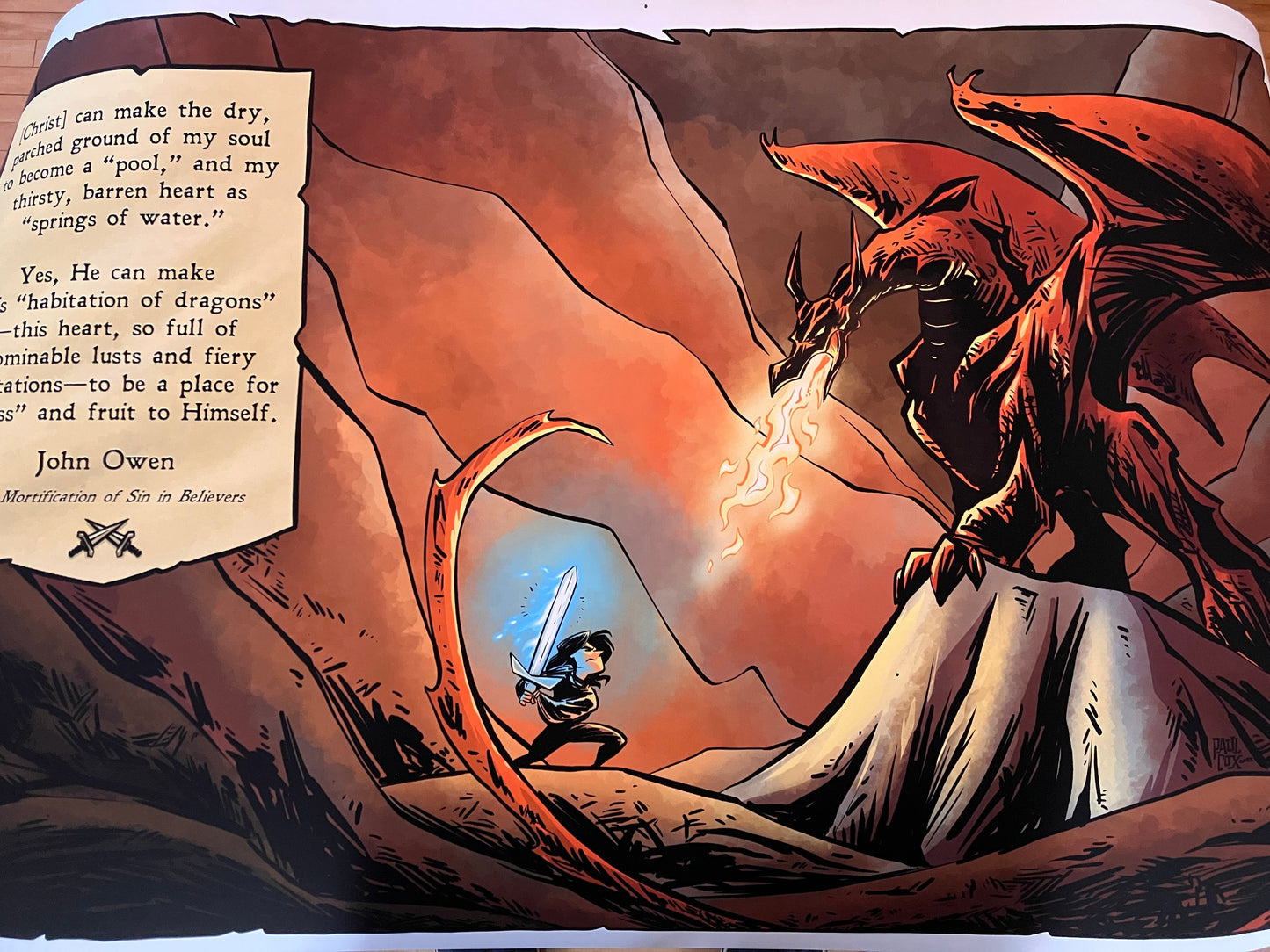 DISCOUNTED: 24 x 36 Slay Dragons Art Print