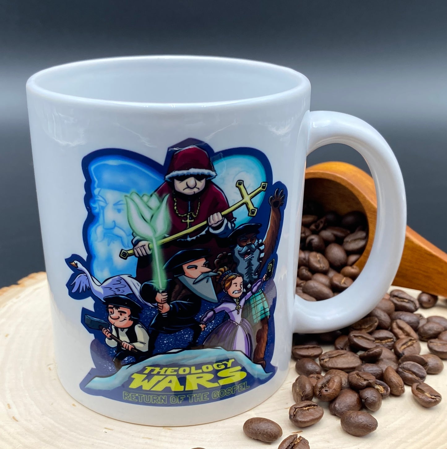 FREE STICKER + MUG: Theology Wars