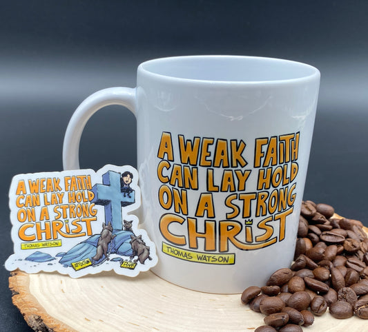 FREE STICKER + MUG: Strong Christ
