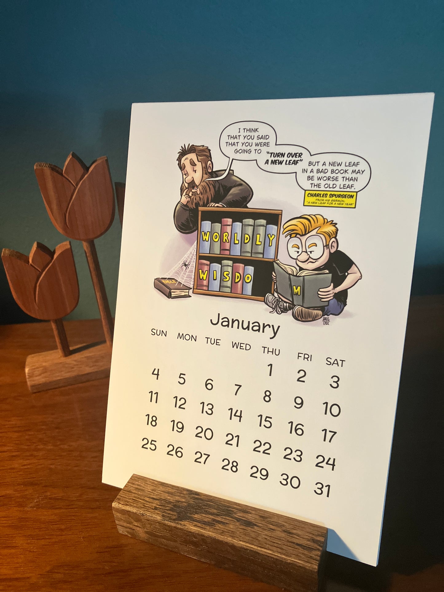 2026 RefToons 12 Month DESK Calendar