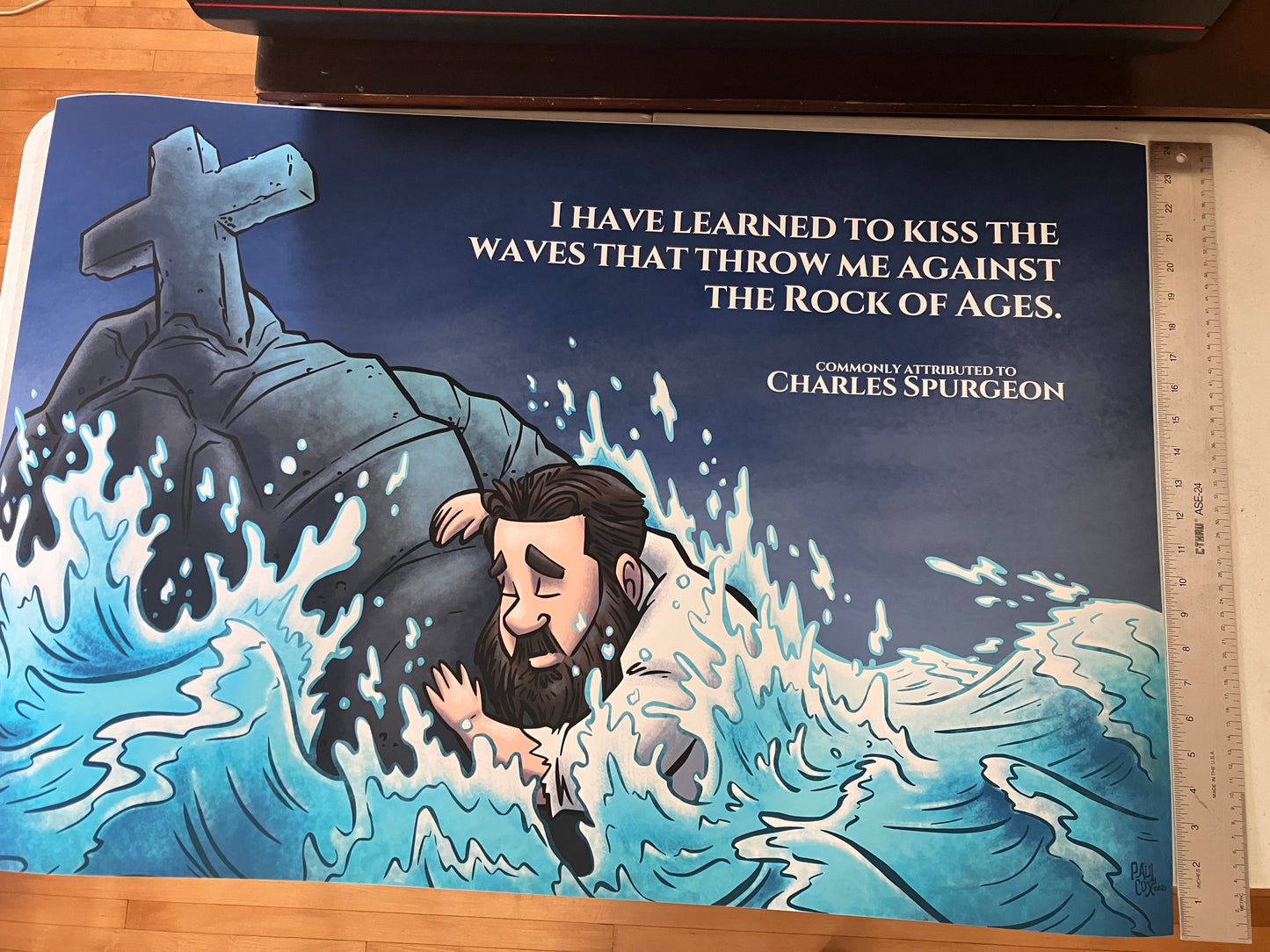PRINT: Charles Spurgeon Waves