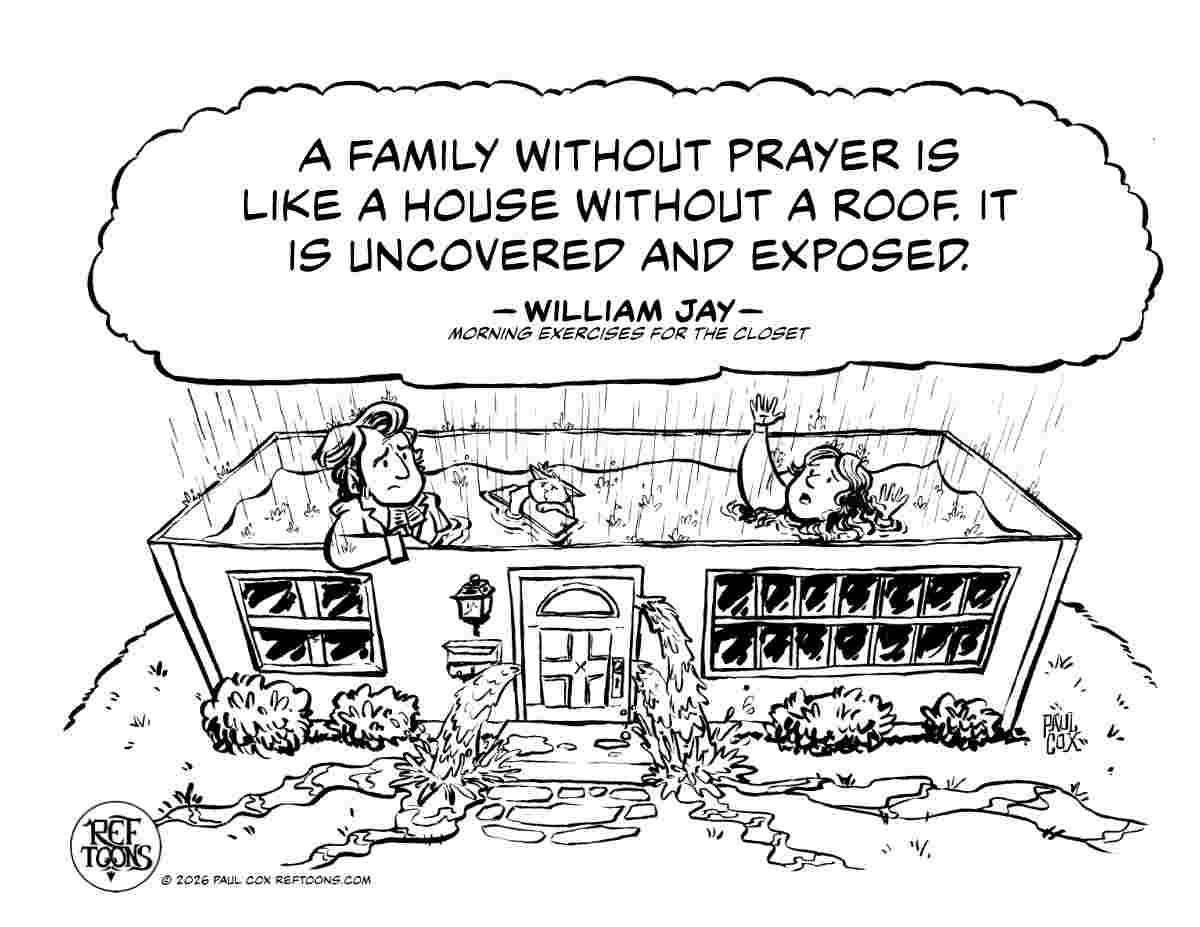 William Jay - Family Without Prayer Coloring Page
