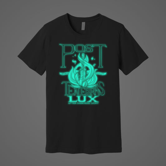 T-Shirt: Glow in the Dark Post Tenebras Lux