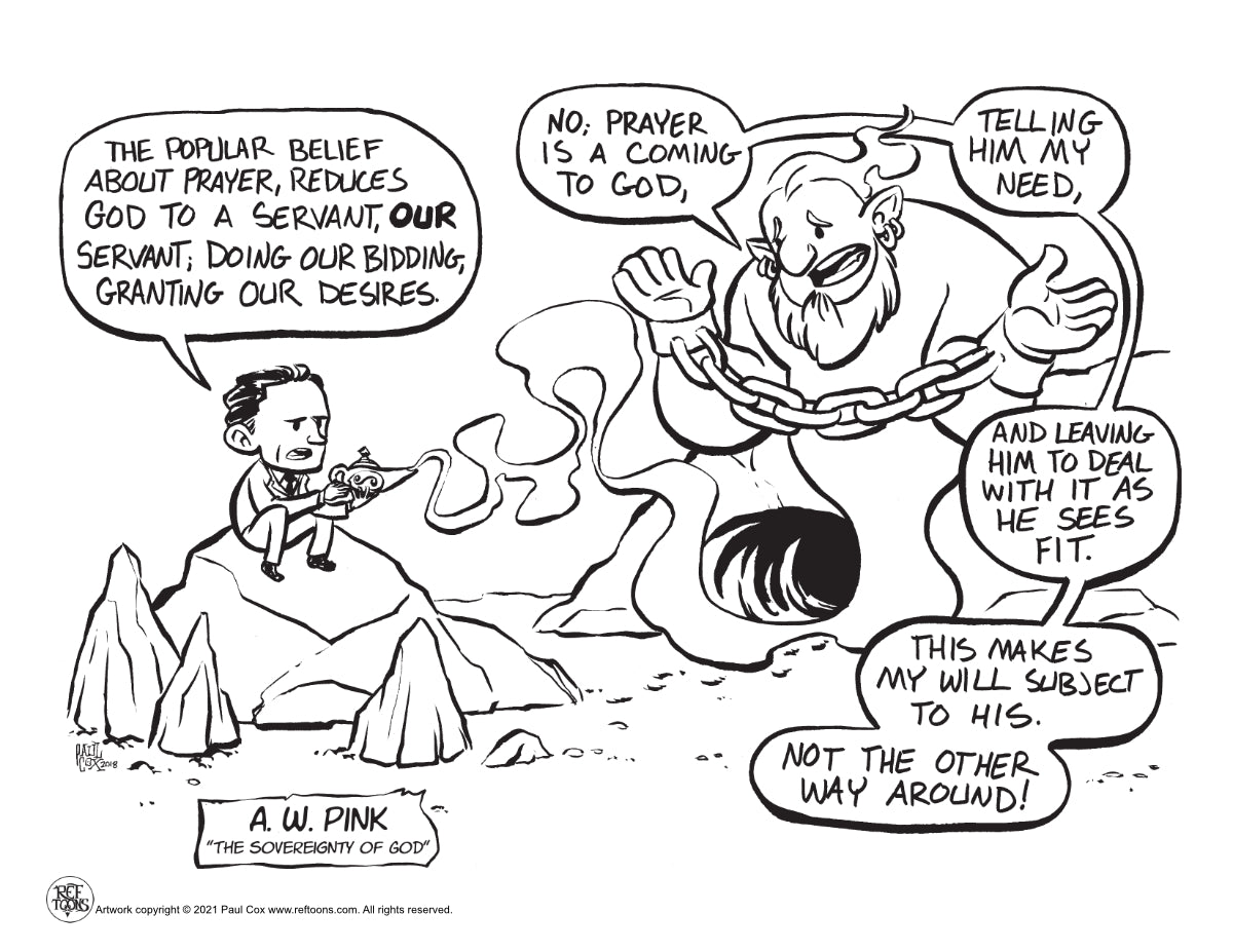 A.W. Pink - Genie Coloring Page