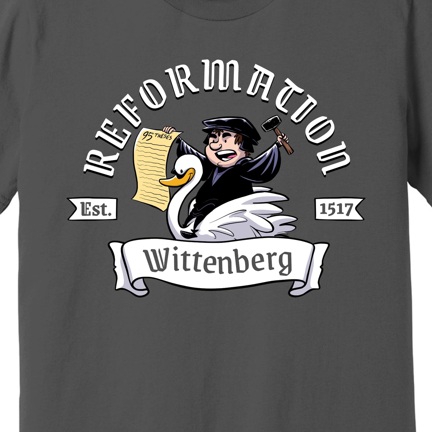LIMITED EDITION BUNDLE: Swan of the Reformation T-Shirt + Sticker