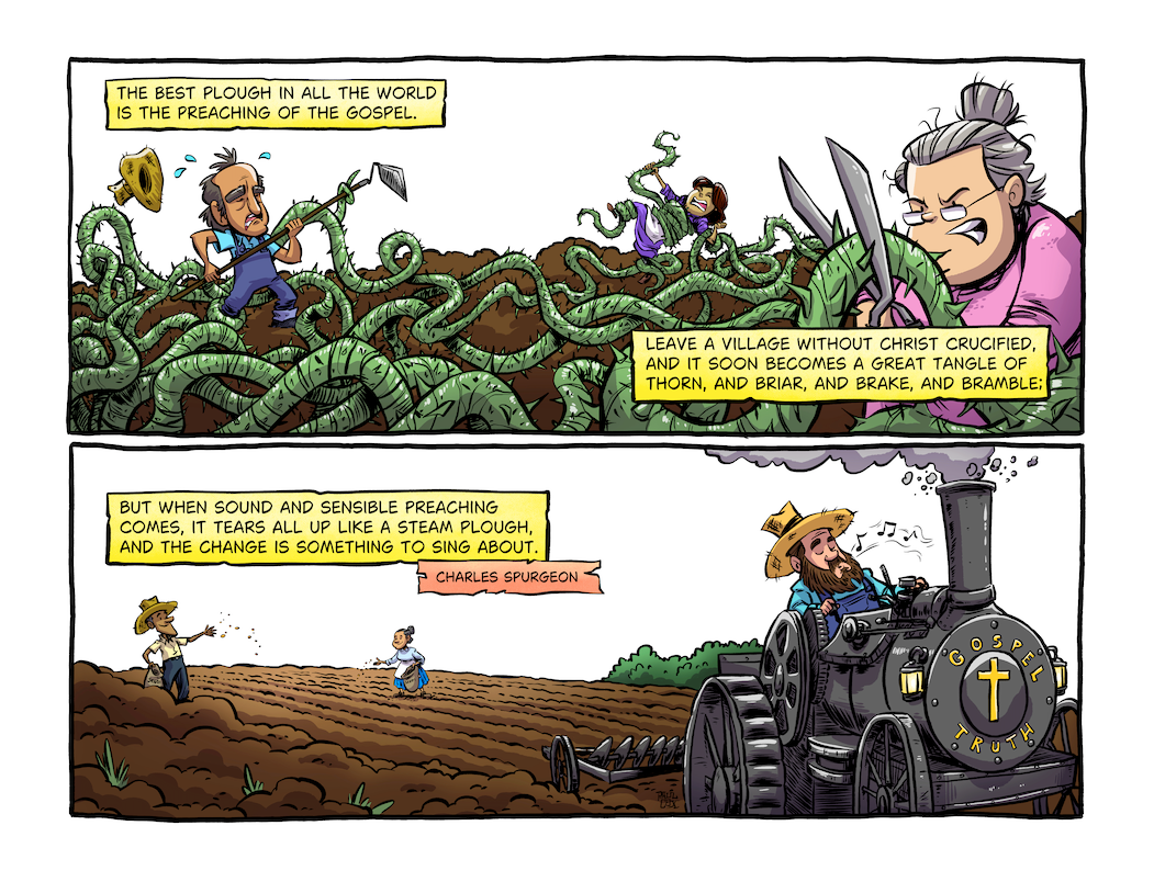 PRINT: Charles Spurgeon - Gospel Plough