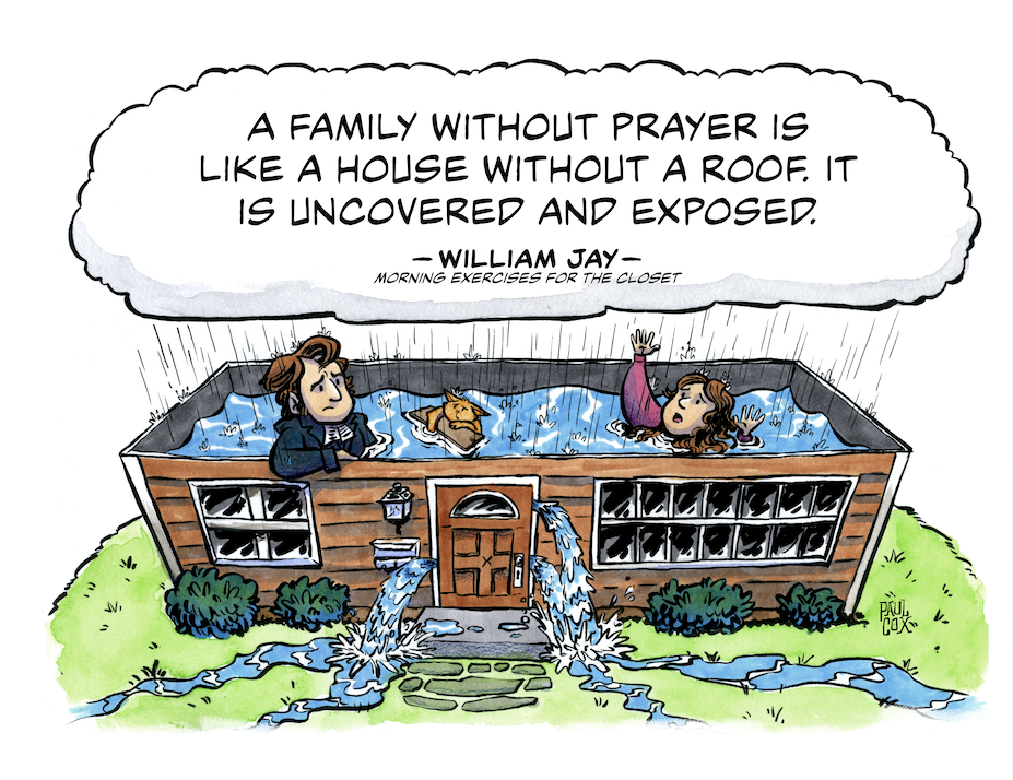 PRINT: William Jay - A family Without Prayer