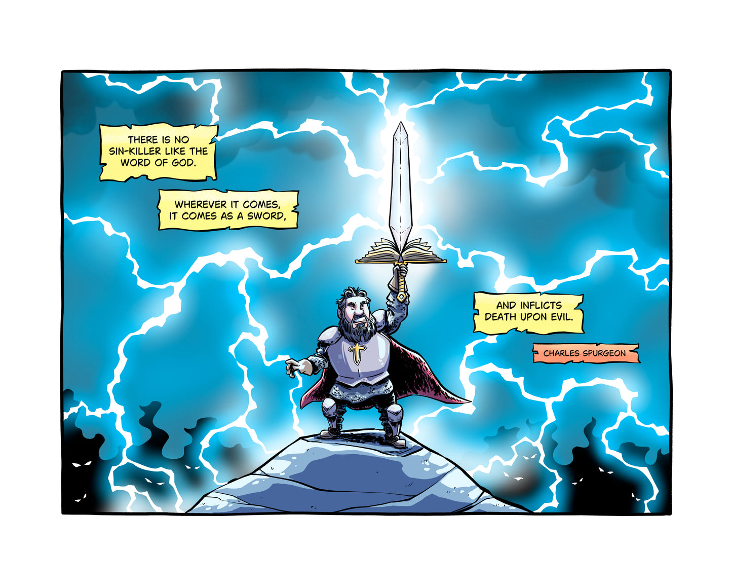 PRINT: Charles Spurgeon - Sword