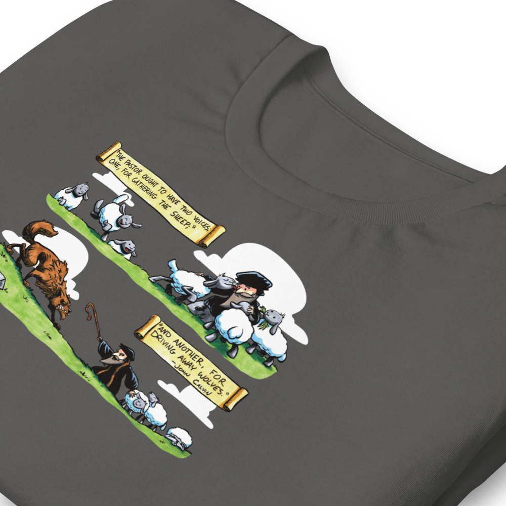T-Shirt: John Calvin Two Voices