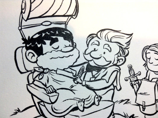 Pilgrim’s Progress Original Art - Christian Clean Shave