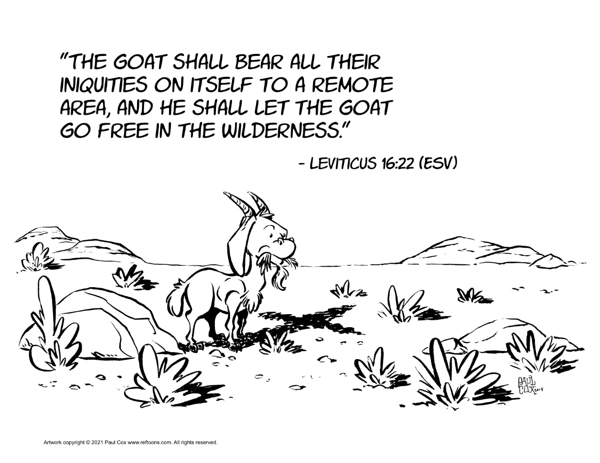 Leviticus 16:22 Goat Coloring Page PDF