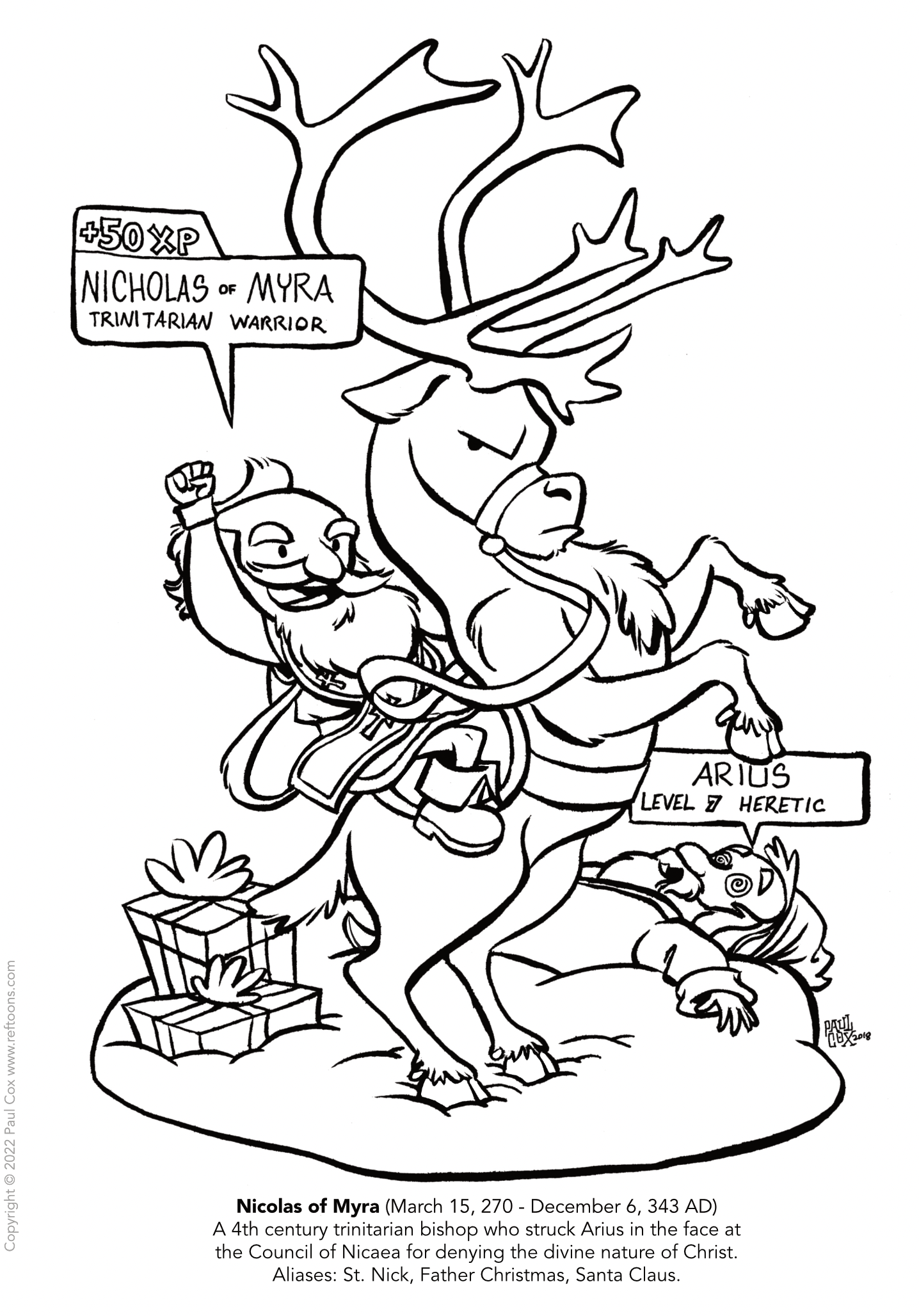 St Nicholas Coloring Page PDF