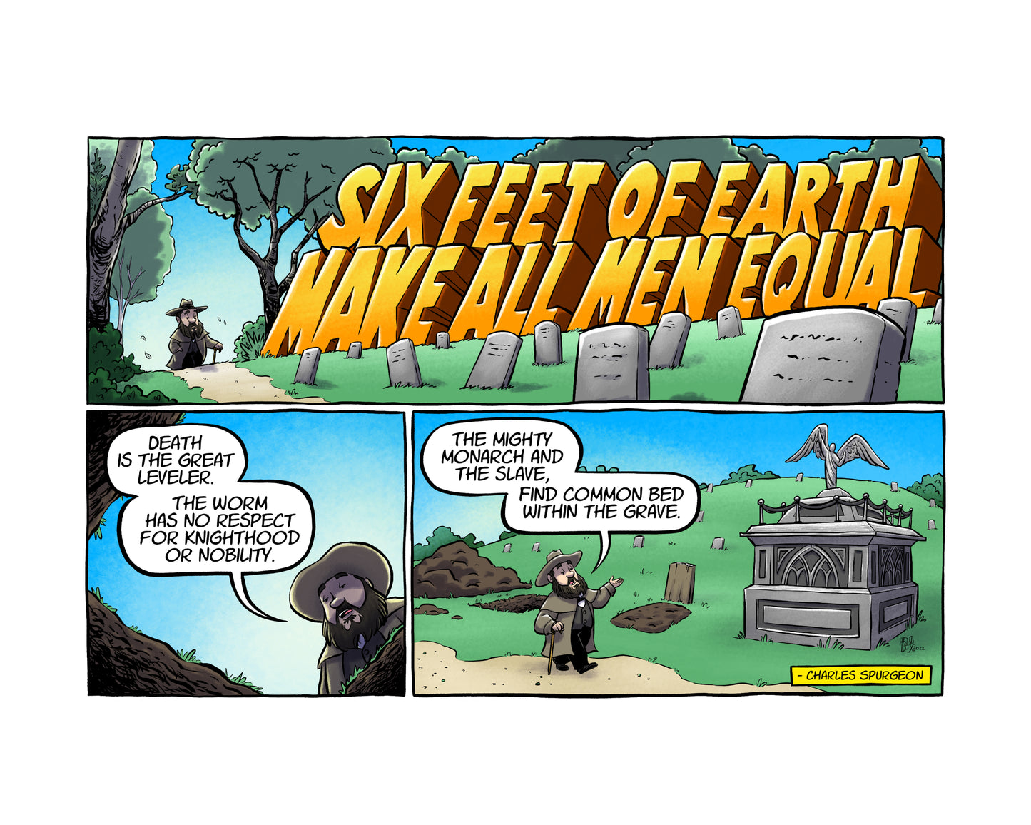 PRINT: Charles Spurgeon - Six Feet