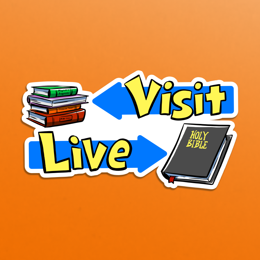 STICKER: Live in the Bible