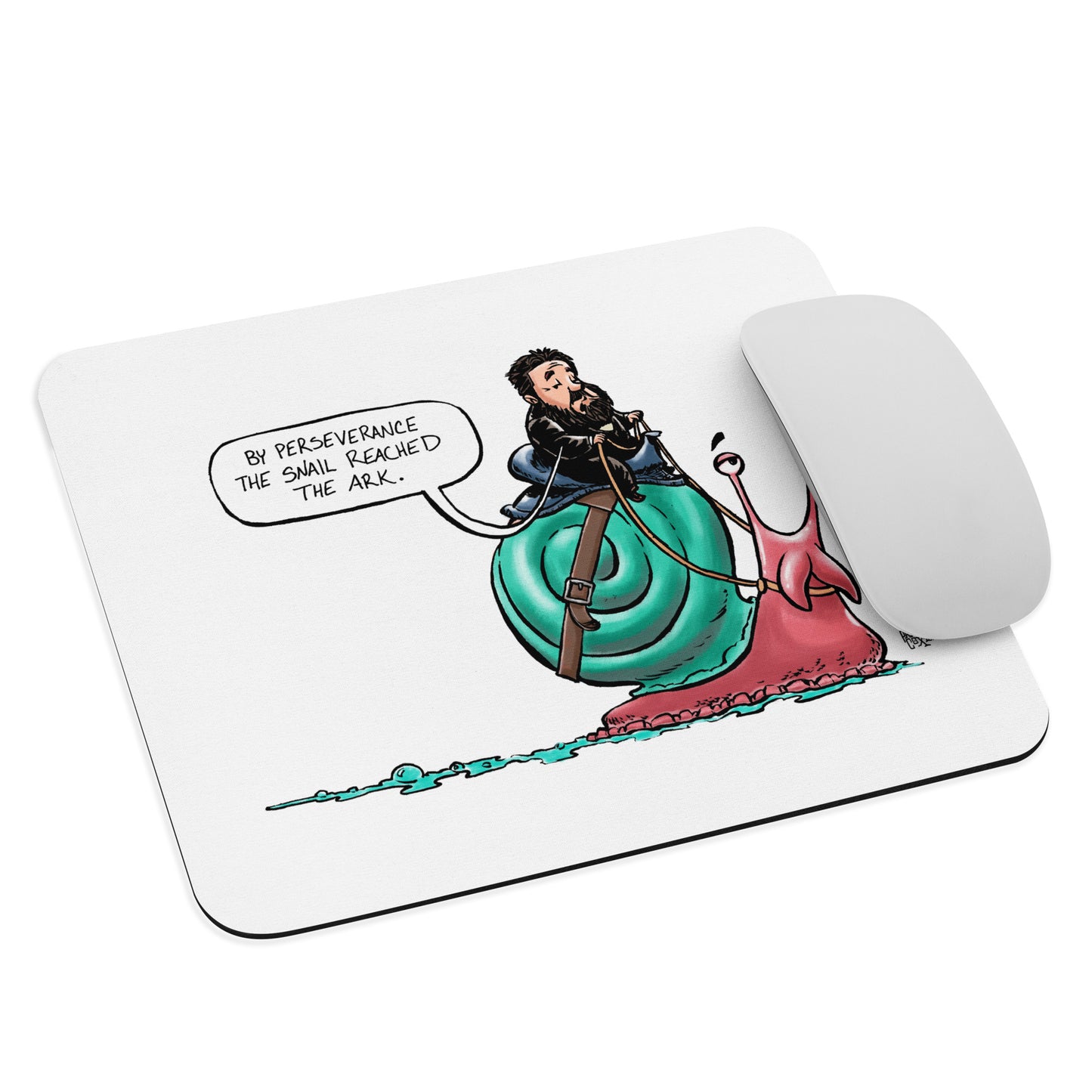 Spurgeon Snail Mouse pad