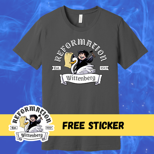 BUNDLE (LIMITED EDITION): Swan of the Reformation T-Shirt + Sticker
