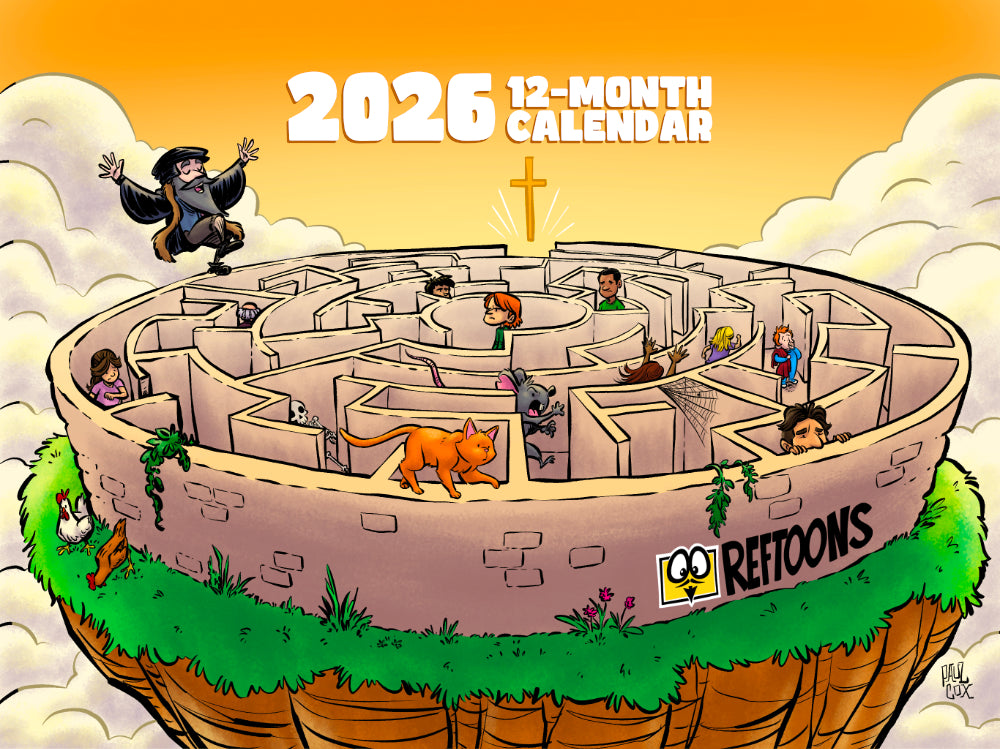 2026 RefToons 12-Month WALL Calendar