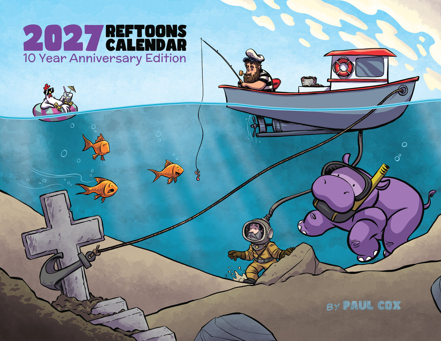 PREORDER: 2027 RefToons 12-Month WALL Calendar