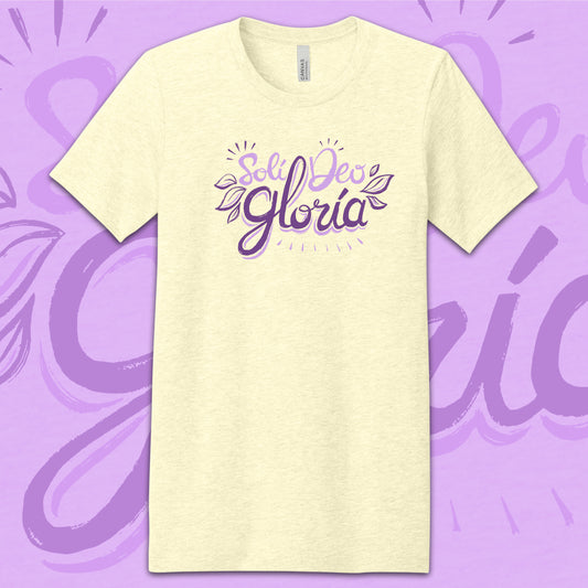 T-Shirt: Soli Deo Gloria - Glory to God Alone