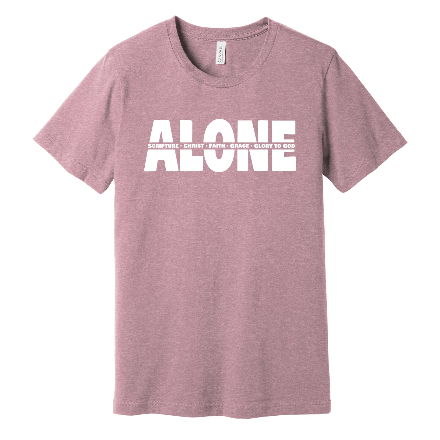 T-Shirt: Alone - Five Solas