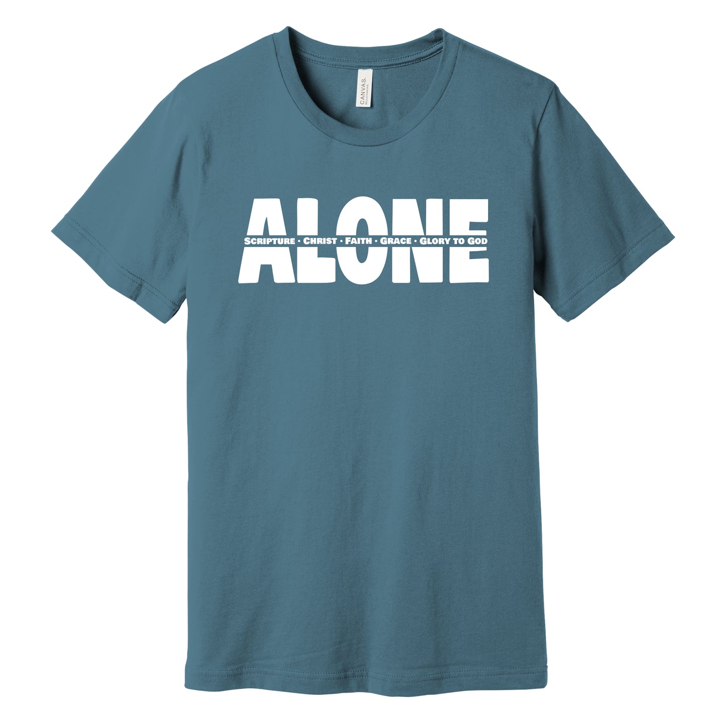 T-Shirt: Alone - Five Solas