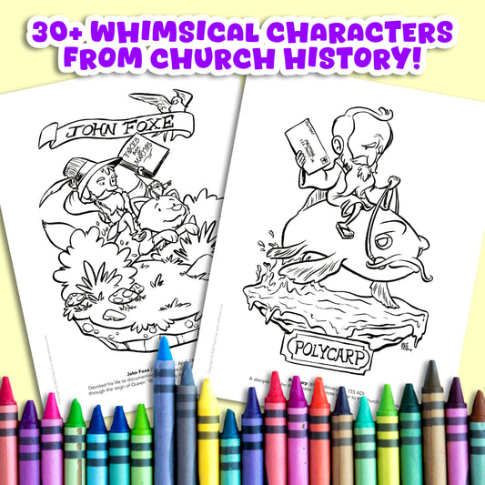 Church History Coloring Pages PDF Download