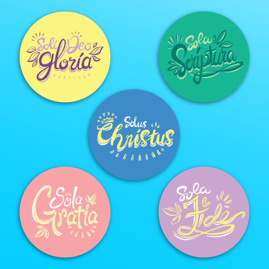 STICKER SET: Five Solas