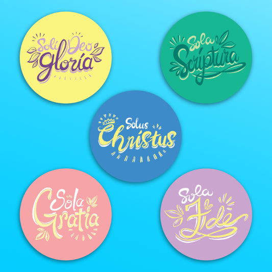 STICKER SET: Five Solas