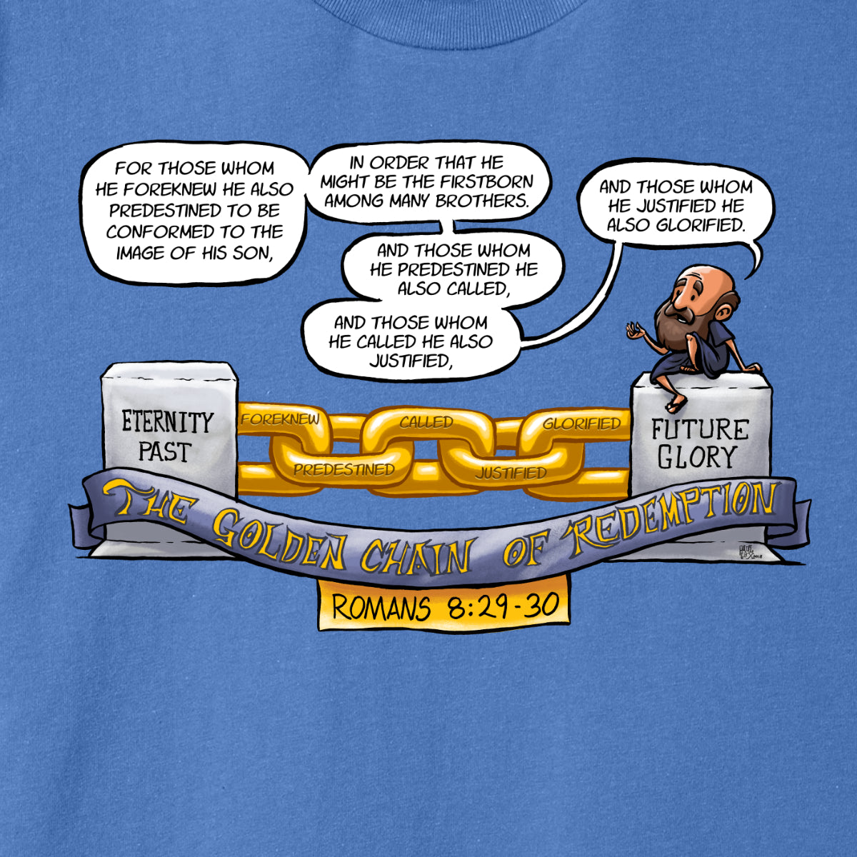 T-Shirt: The Golden Chain of Redemption