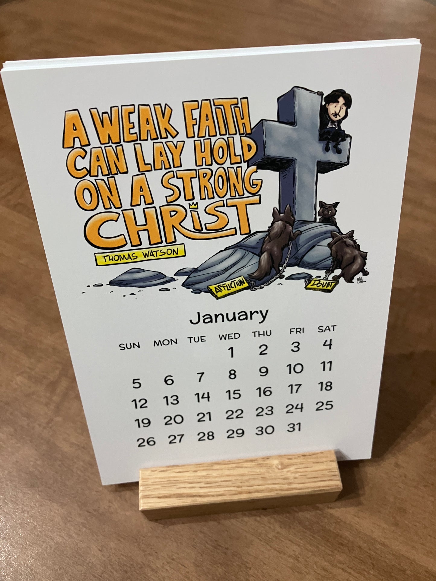 2025 RefToons 12 Month DESK Calendar