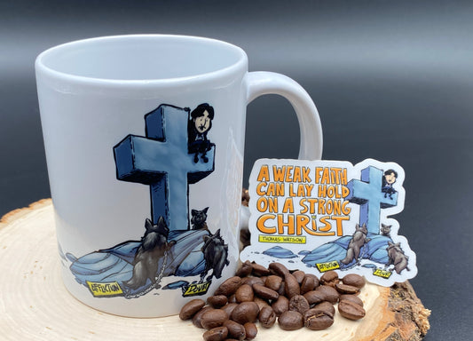 FREE STICKER + MUG: Strong Christ