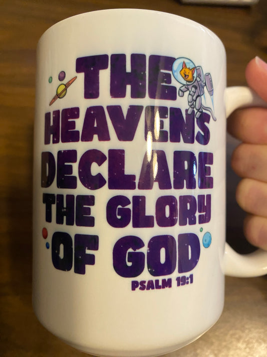DISCOUNTED Mug 15oz: The Heavens Declare