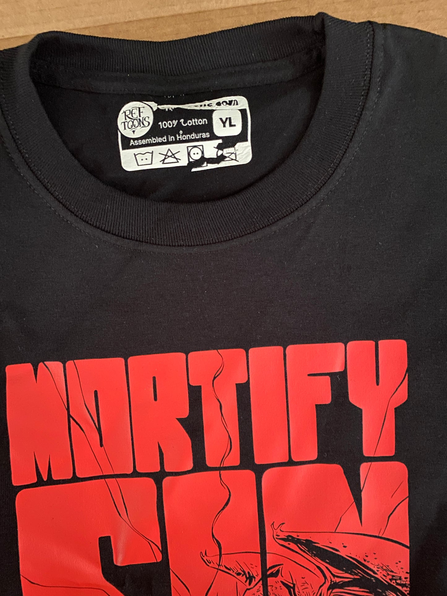 DISCOUNTED: MORTIFY SIN (Youth Large)