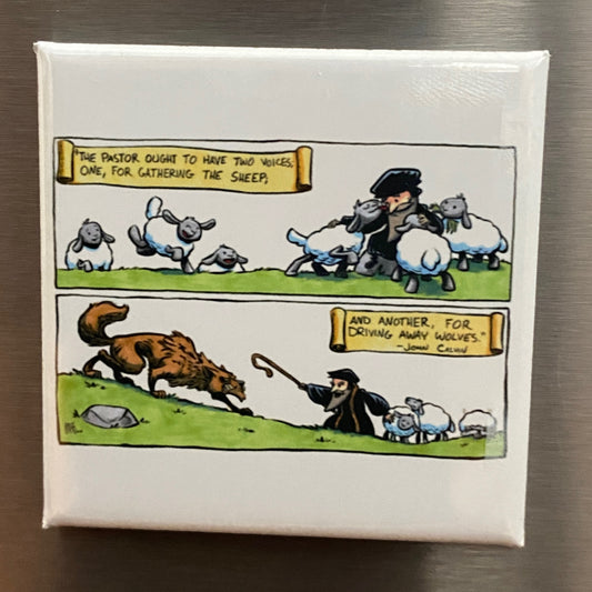 SQUARE MAGNET: Two Voices (Calvin)