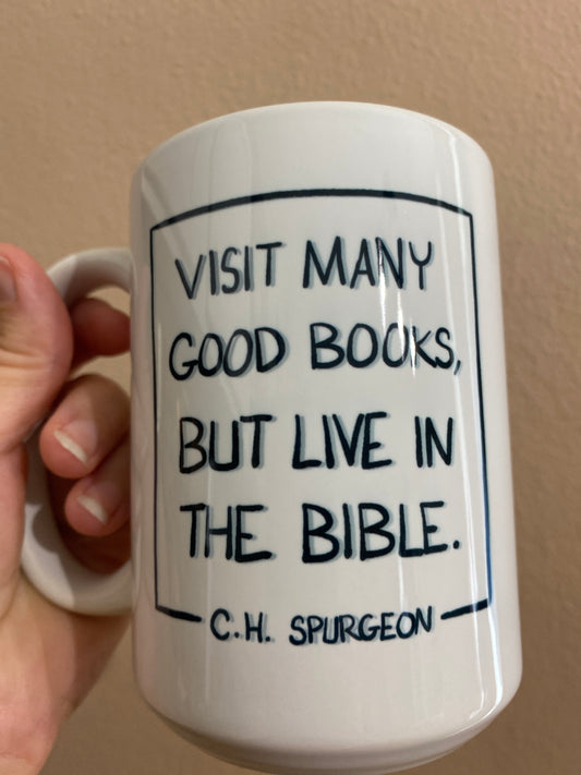 DISCOUNTED Mug: Live in the Bible (15oz)