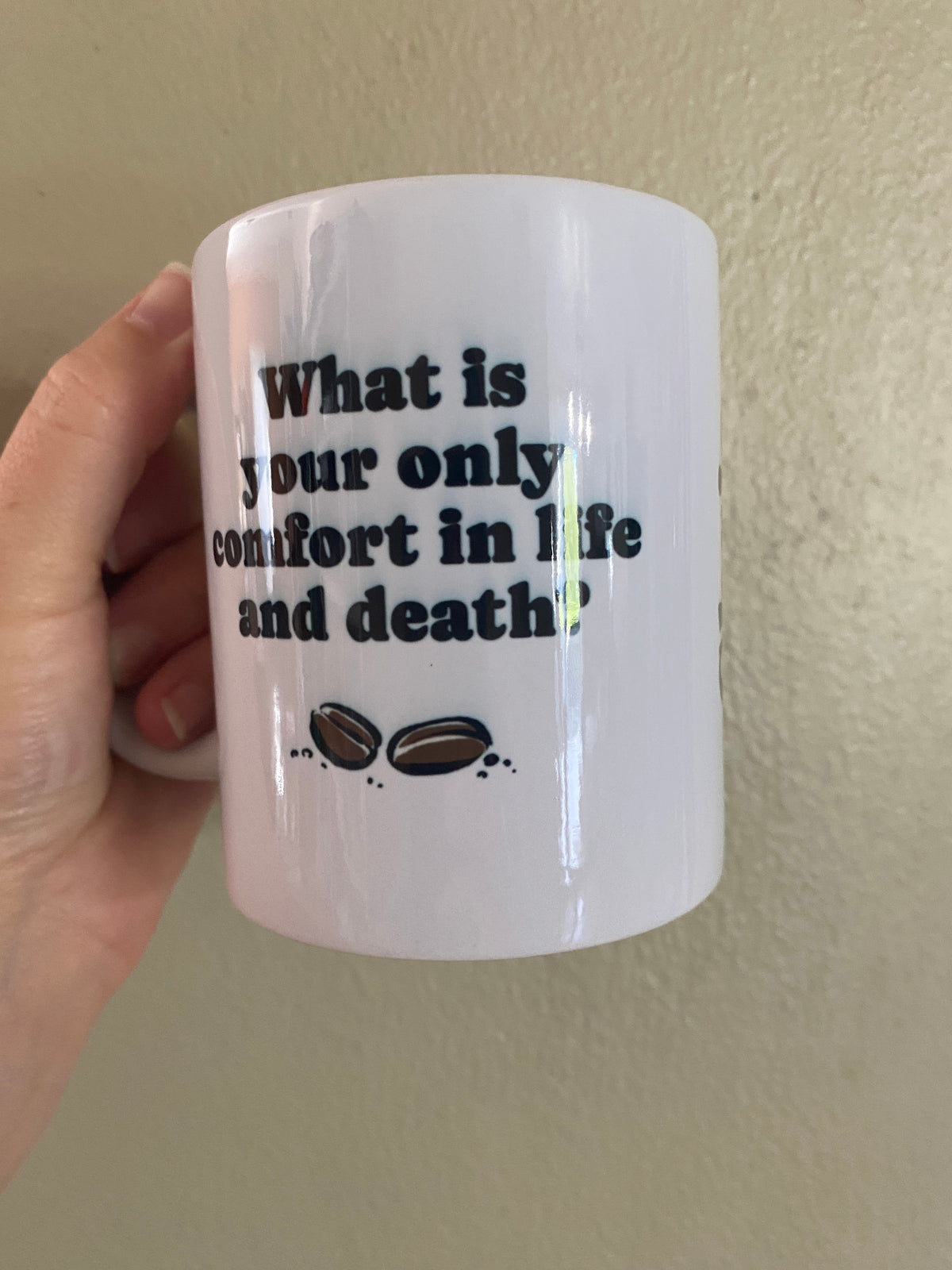 DISCOUNTED: Only Comfort Mug (PERSONALIZED with the name Chris)