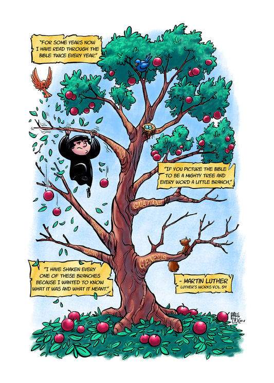 PRINT: Luther Tree