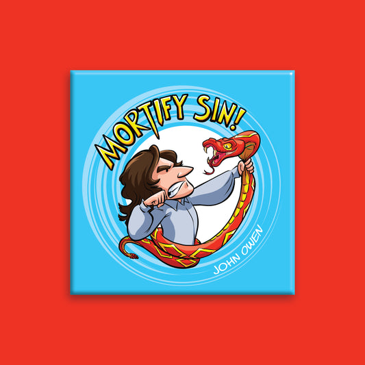 SQUARE MAGNET: Mortify Sin Snake
