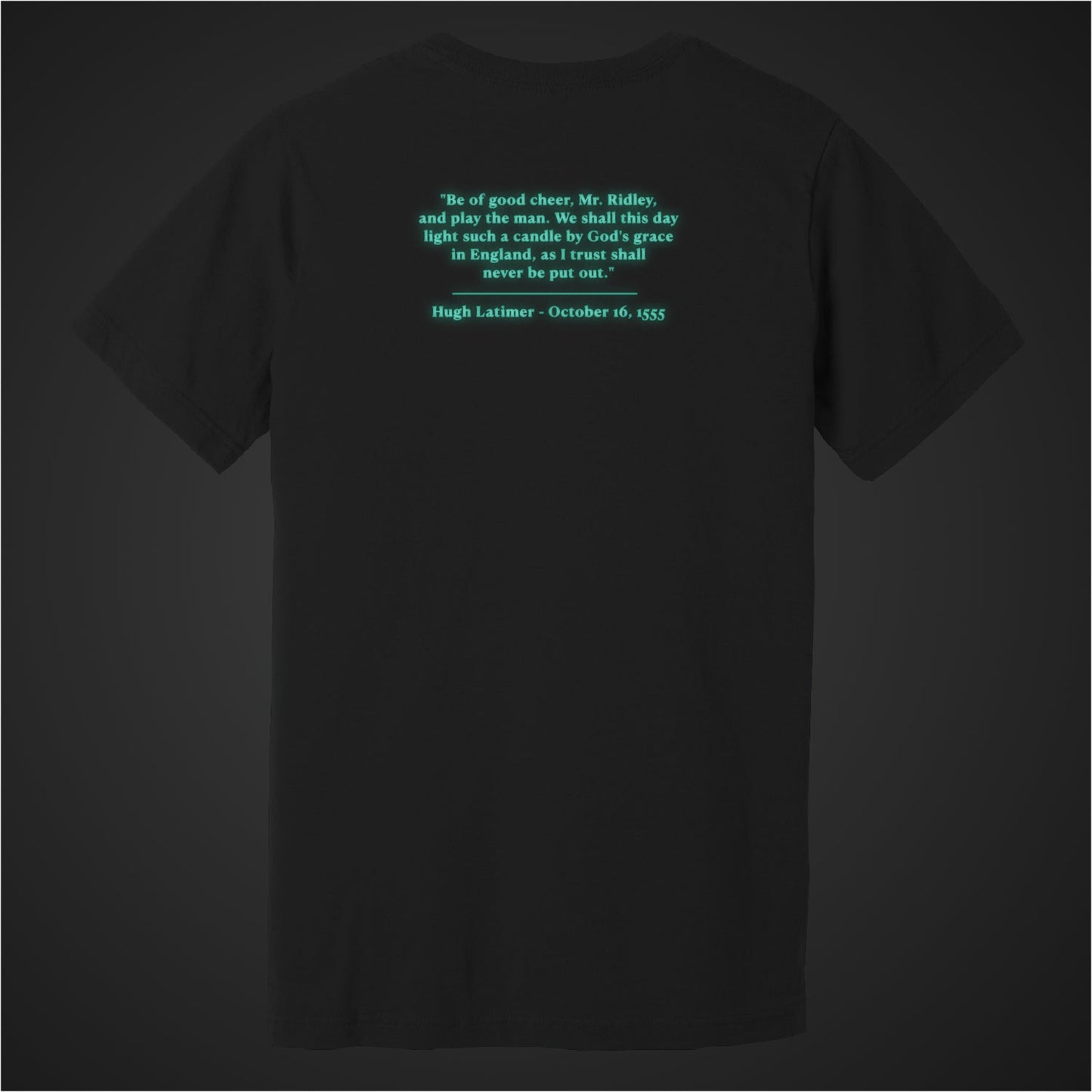 T-Shirt: Glow in the Dark Post Tenebras Lux