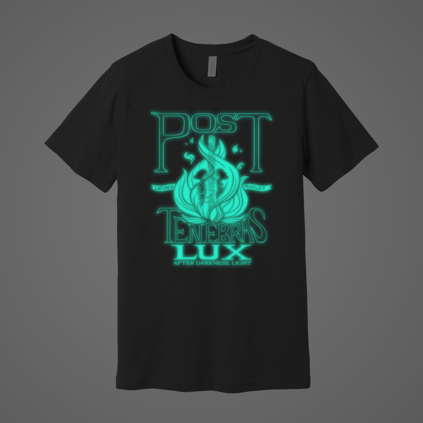 T-Shirt: Glow in the Dark Post Tenebras Lux