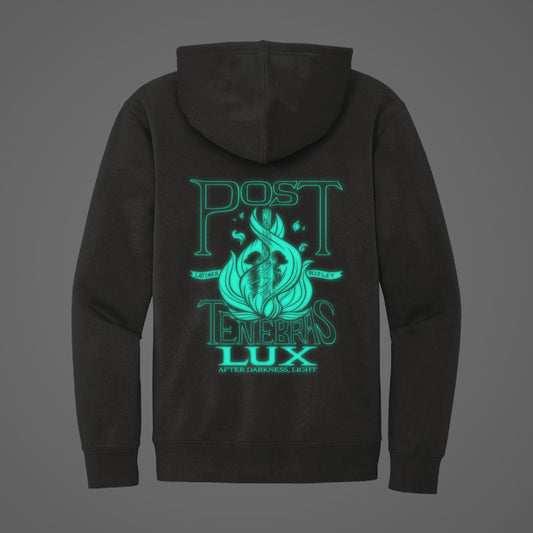 HOODIE: Glow in the Dark - Post Tenebras Lux