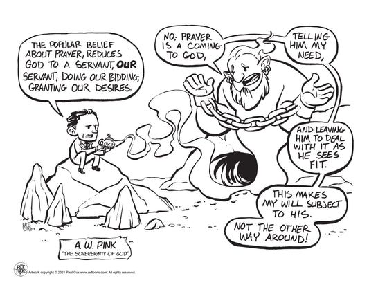A.W. Pink - Genie Coloring Page