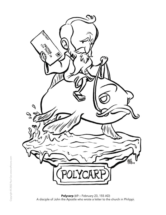Polycarp - Coloring Page PDF