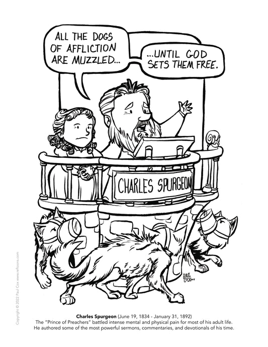 Charles and Susannah Spurgeon - Coloring Page PDF (Copy)