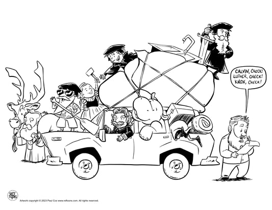 RefToons Travels Coloring Page PDF