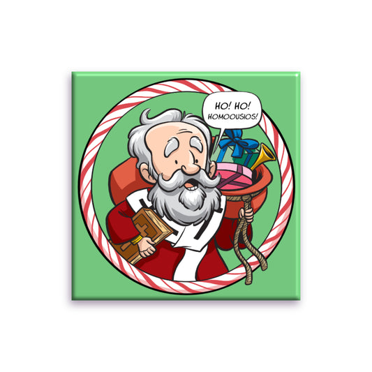 SQUARE MAGNET: St. Nicholas - Homoousios